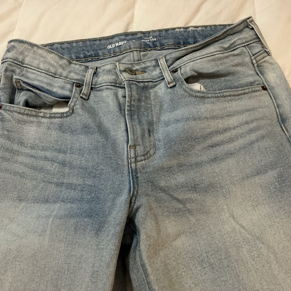 Old Navy Light Blue Wide Leg Denim - Picture 8 of 9